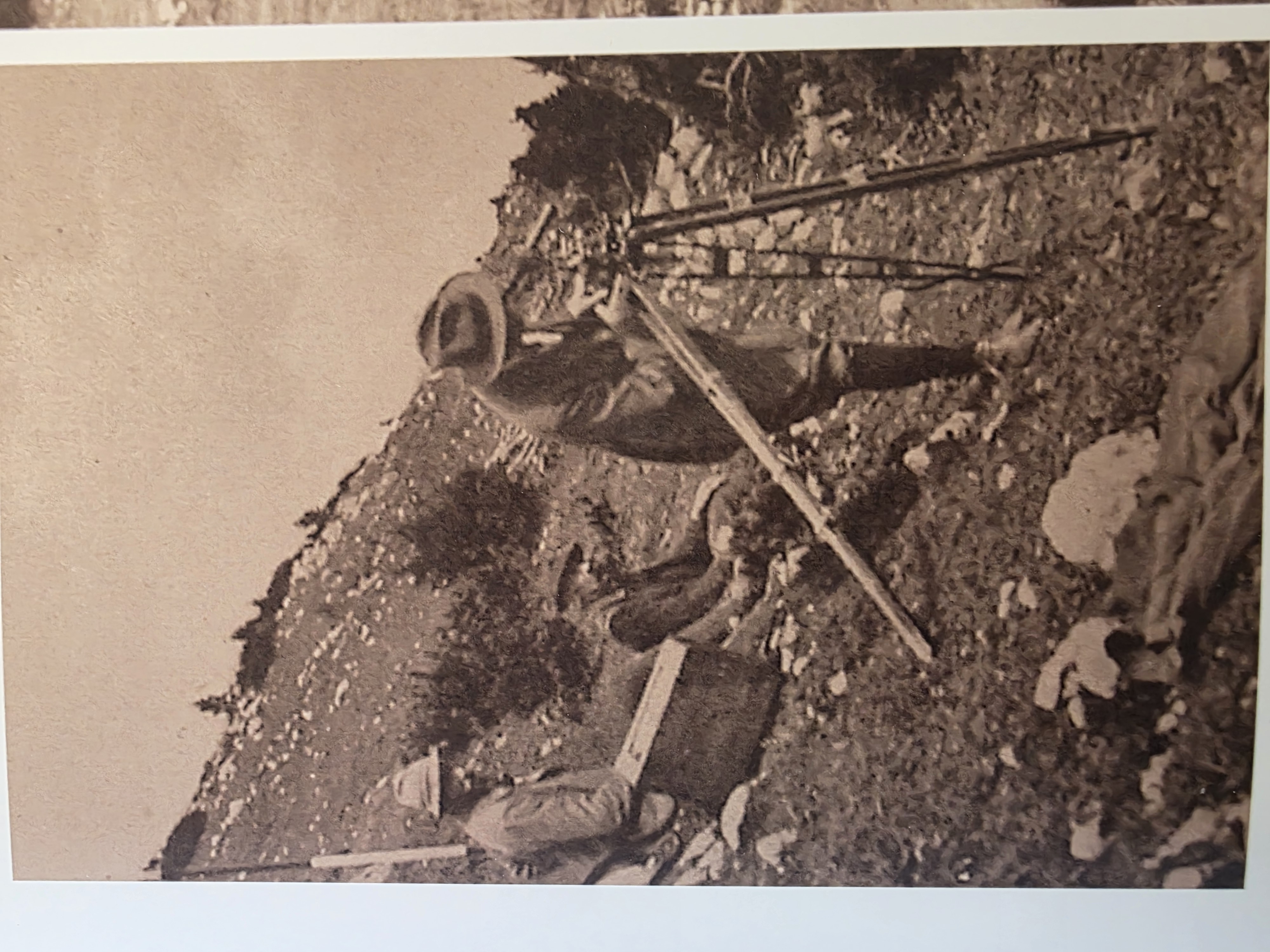 Trasse wird vermessen